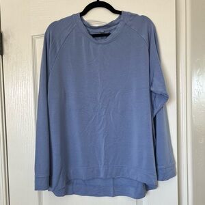 Lou & Grey Signaturesoft Periwinkle Crew Neck Sweatshirt XXL
